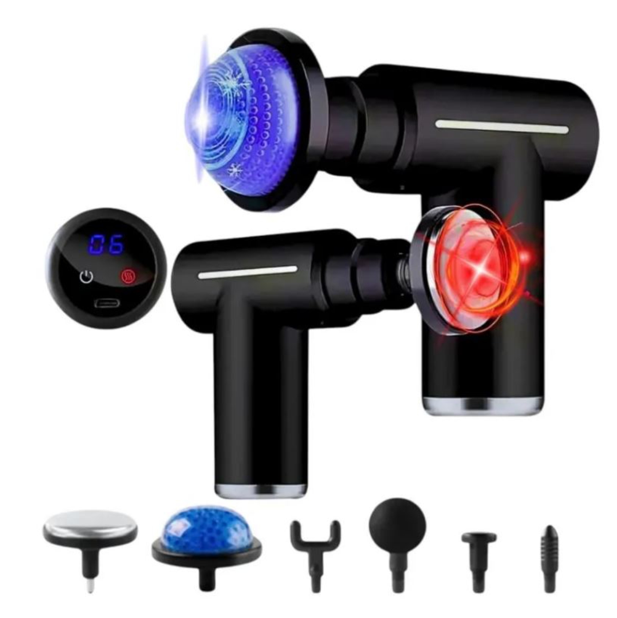 Pistola Masajeador Con Extensor Frio/cal